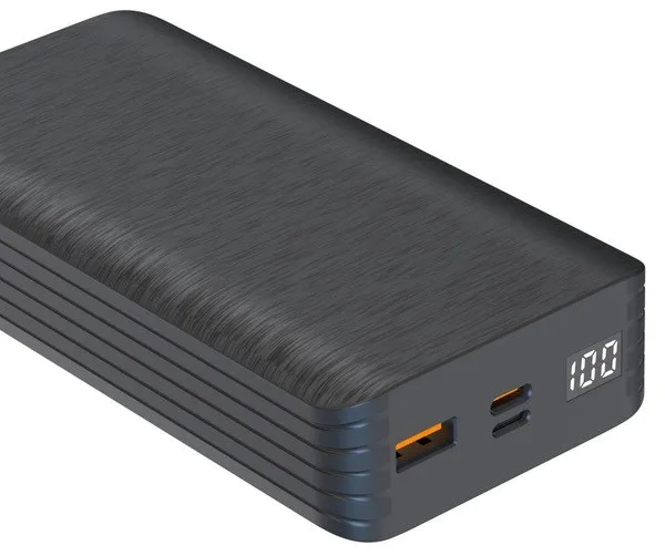 Універсальна мобільна батарея XO-PR144-20000mAh Black (XO-PR144B/29195) — фото 2