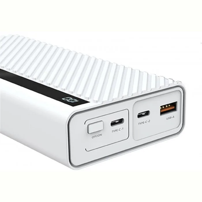 Універсальна мобільна батарея Proda PD-P106 30000mAh White (PD-P106-WH) — фото 2
