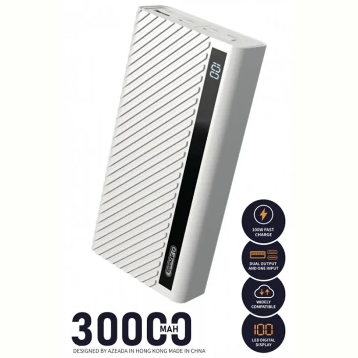 Універсальна мобільна батарея Proda PD-P106 30000mAh White (PD-P106-WH) — фото 3