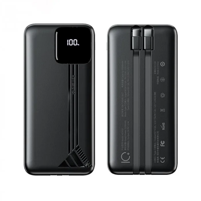 Універсальна мобільна батарея Proda Azeada Shilee AZ-P10 10000mAh 22.5W Black (PD-AZ-P10-BK) — фото 5