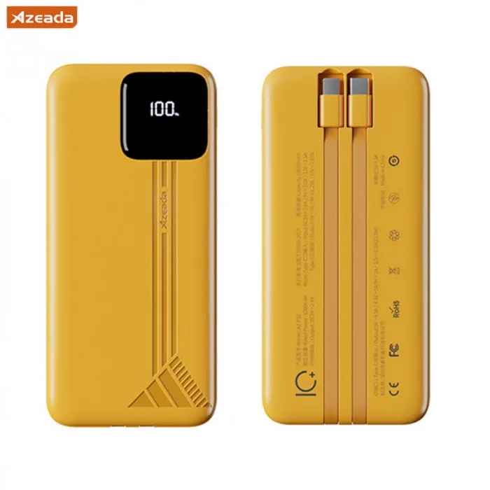 Універсальна мобільна батарея Proda Azeada Shilee AZ-P10 10000mAh 22.5W Yellow (PD-AZ-P10-YEL) — фото 2
