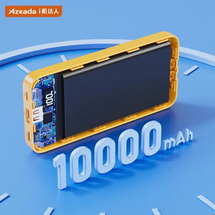 Універсальна мобільна батарея Proda Azeada Shilee AZ-P10 10000mAh 22.5W Yellow (PD-AZ-P10-YEL) — фото 7