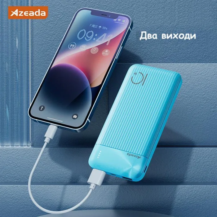 Універсальна мобільна батарея Proda Azeada Qidian AZ-P08 10000mAh Black (AZ-P08-BK) — фото 5
