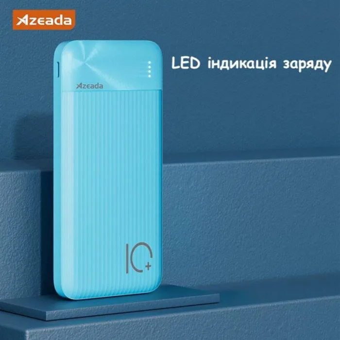 Універсальна мобільна батарея Proda Azeada Qidian AZ-P08 10000mAh Black (AZ-P08-BK) — фото 7