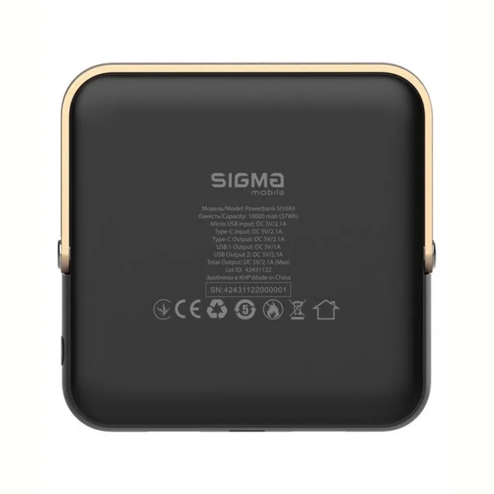 Универсальная мобильная батарея Sigma X-power SI10A9 10000mAh (4827798424315) — фото 8