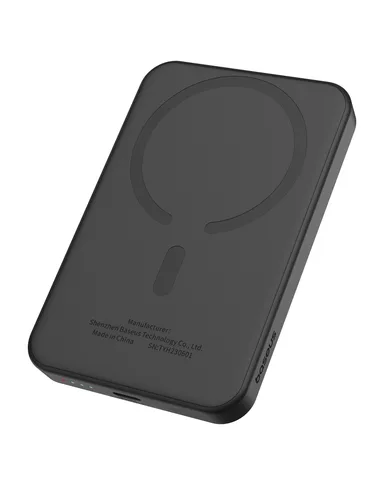 Power Bank OS-Baseus Magnetic Mini Wireless Fast Charge Power Bank 5000mAh 20W з кабелем (P10022107113-00) Cluster Black