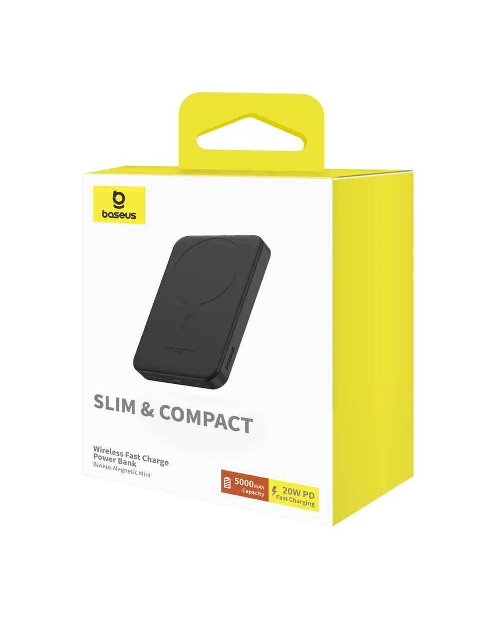 Power Bank OS-Baseus Magnetic Mini Wireless Fast Charge Power Bank 5000mAh 20W з кабелем (P10022107113-00) Cluster Black — фото 8