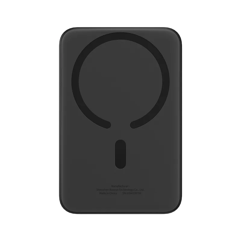 Power Bank OS-Baseus Magnetic Mini Air Wireless Fast Charge Power Bank 10000mAh 20W з кабелем (P10059001113-00) Cluster Black — фото 5