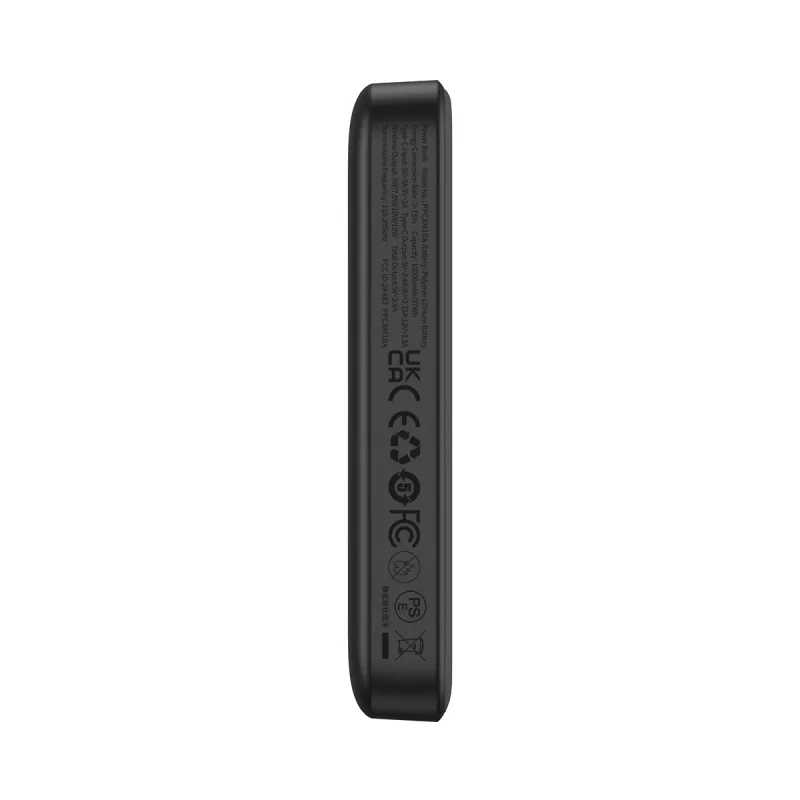Power Bank OS-Baseus Magnetic Mini Air Wireless Fast Charge Power Bank 10000mAh 20W з кабелем (P10059001113-00) Cluster Black — фото 9