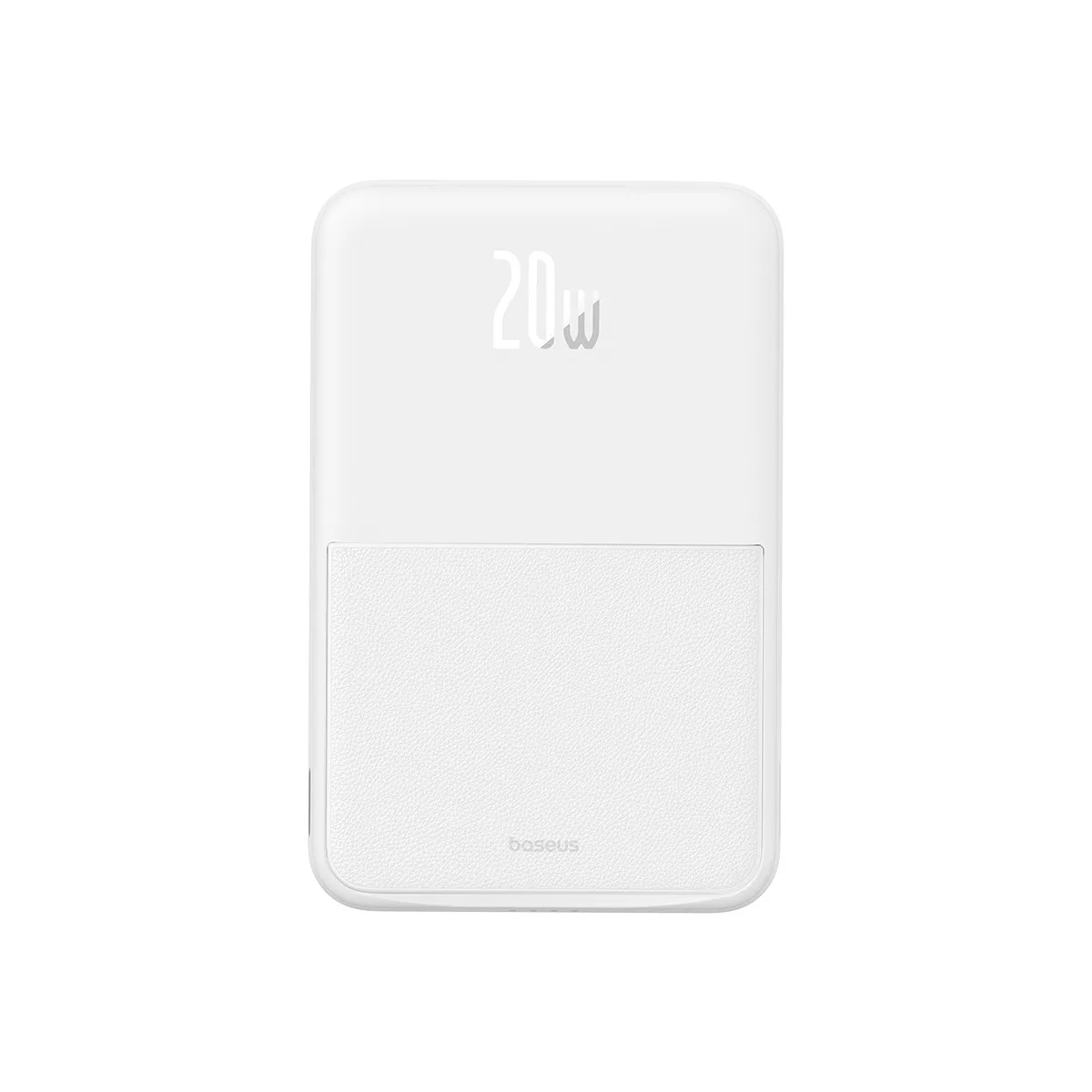 Power Bank OS-Baseus MagPro Magnetic Bracket Wireless Fast-Charging Power Bank 5000mAh 20W з кабелем (P10064101223-00) Stellar White — фото 3