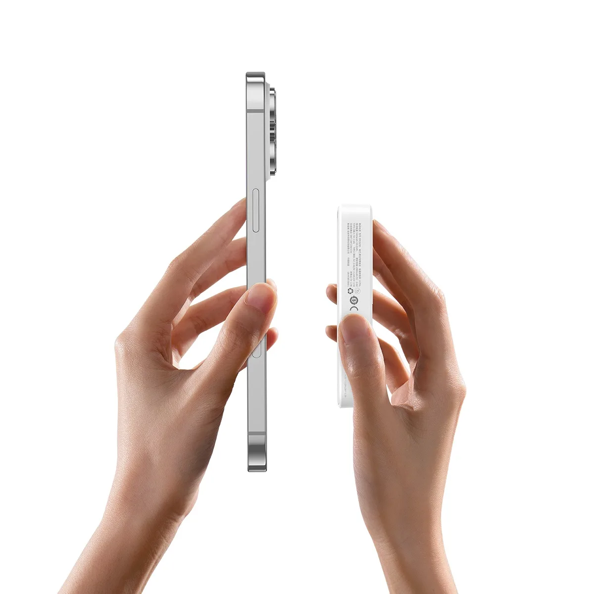 Power Bank OS-Baseus MagPro Magnetic Bracket Wireless Fast-Charging Power Bank 5000mAh 20W з кабелем (P10064101223-00) Stellar White — фото 8