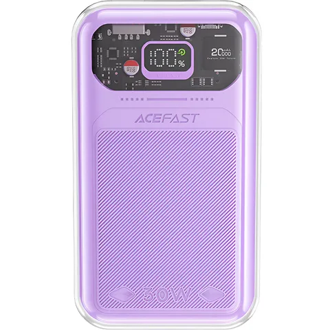 Power Bank Acefast M2 Exploration 30W 20000mAh (6974316282037) Purple Alfalfa