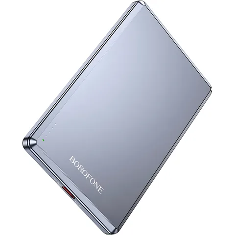 Power Bank Borofone BJ50 Leader PD20W Magnetic 5000mAh (6941991110313) Metal Gray