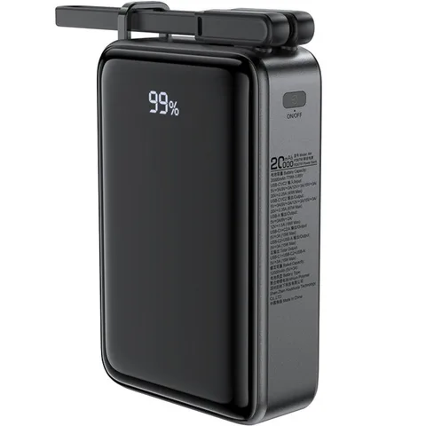 Power Bank Acefast M4 Fast Charge PD 67W 20000mAh (AFM4B, 6974316282723) Black