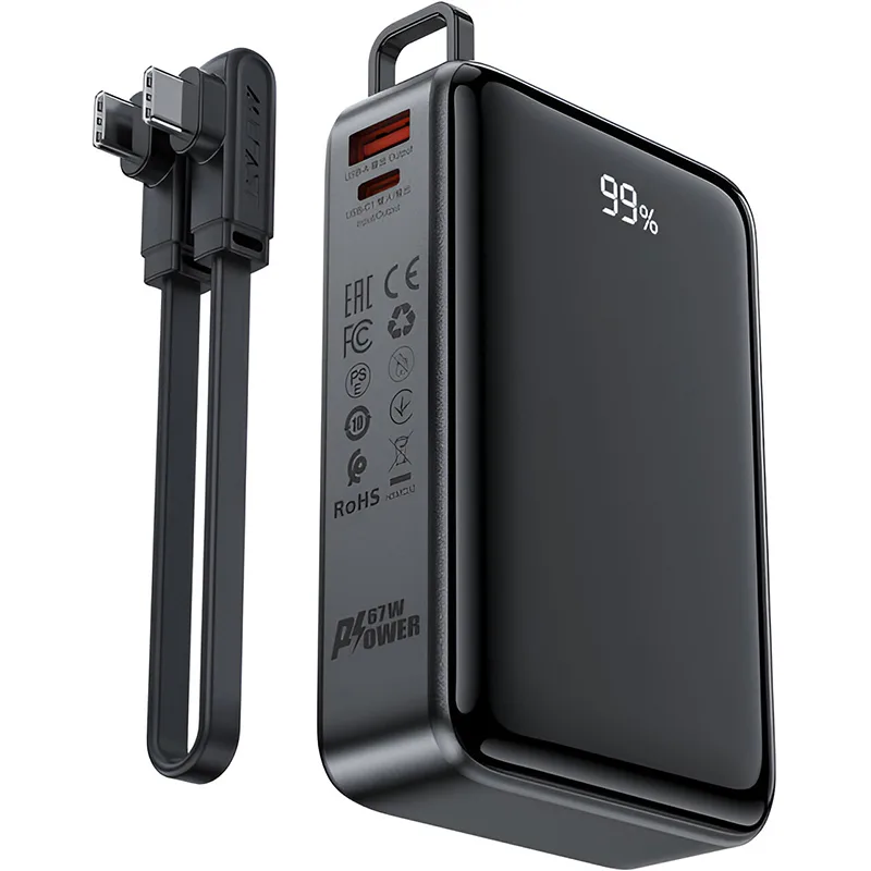 Power Bank Acefast M4 Fast Charge PD 67W 20000mAh (AFM4B, 6974316282723) Black — фото 3