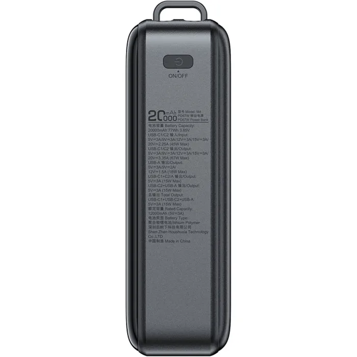 Power Bank Acefast M4 Fast Charge PD 67W 20000mAh (AFM4B, 6974316282723) Black — фото 4