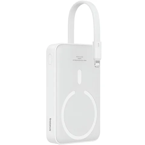 Power Bank Baseus Magnetic Mini Wireless Fast Charge iP Edition 10000 mAh 20W with MagSafe (P10022109223-00) Stellar White