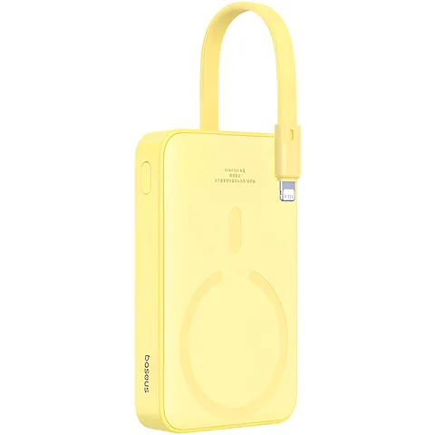 Power Bank Baseus Magnetic Mini Wireless Fast Charge iP Edition 10000 mAh 20W with MagSafe (P10022109Y23-00) Lemon Yellow