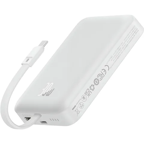Power Bank Baseus Magnetic Mini Wireless Fast Charge Type-C Edition 10000mAh 30W (P1002210B223-00) Stellar White