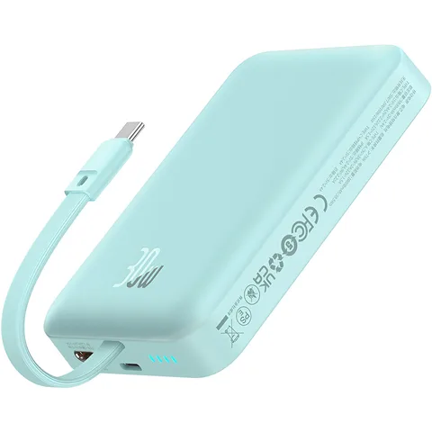 Power Bank Baseus Magnetic Mini Wireless Fast Charge Type-C Edition 10000mAh 30W (P1002210B333-00) Peppermint Blue