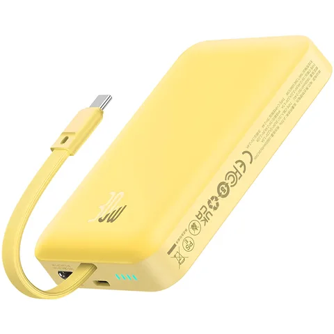 Power Bank Baseus Magnetic Mini Wireless Fast Charge Type-C Edition 10000mAh 30W (P1002210BY23-00) Lemon Yellow