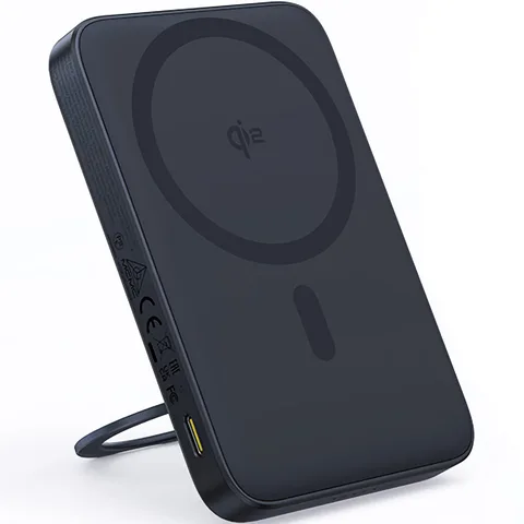 Power Bank Baseus PicoGo Qi2 Magnetic with Rotatable Stand 5000mAh 20W з кабелем (P10076802123-00) Cosmic Black