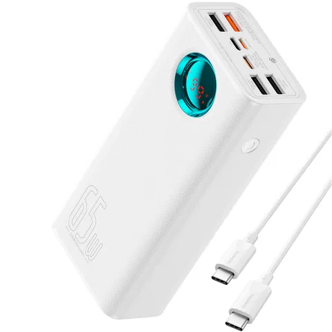 Power Bank Baseus Amblight Digital Display Fast Charge 26800mAh 65W (P10022402223-00) Stellar White