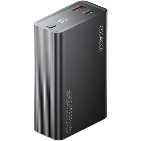 Power Bank Essager EDY65-LD01-Z 20000 mAh 65W Black