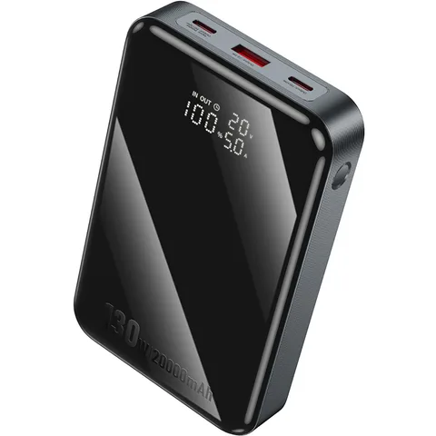 Power Bank Hoco Q30A Fast charge 130W 20000mAh (6942007634069) Metal Gray