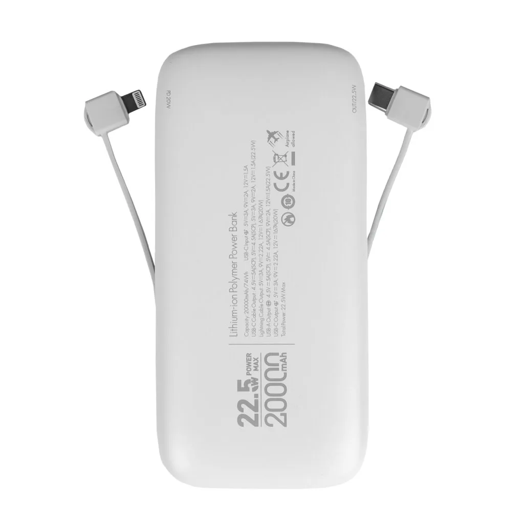 Power Bank LogicPower LP PQ20 20000mAh 22.5W (lp31341) — фото 6