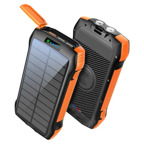 Power Bank Promate SolarTank-20 PDQI 20000mAh 20W Black (solartank-20pdqi.black)