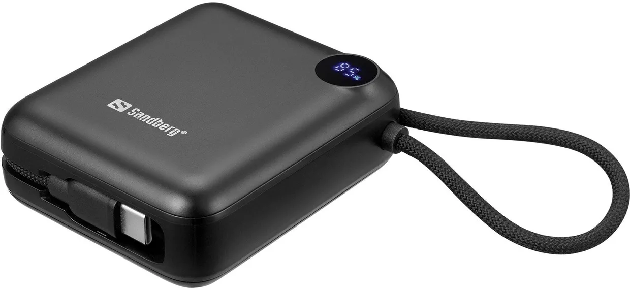 Power Bank Sandberg 10000mAh 20W Black (421-26) — фото 4