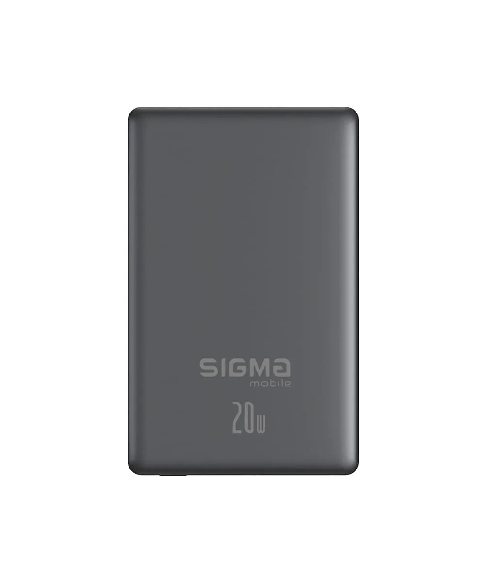 Power Bank Sigma mobile X-power SI10A7QL-MAG 10000mAh Grey (SI10A7QL-MAG) — фото 2