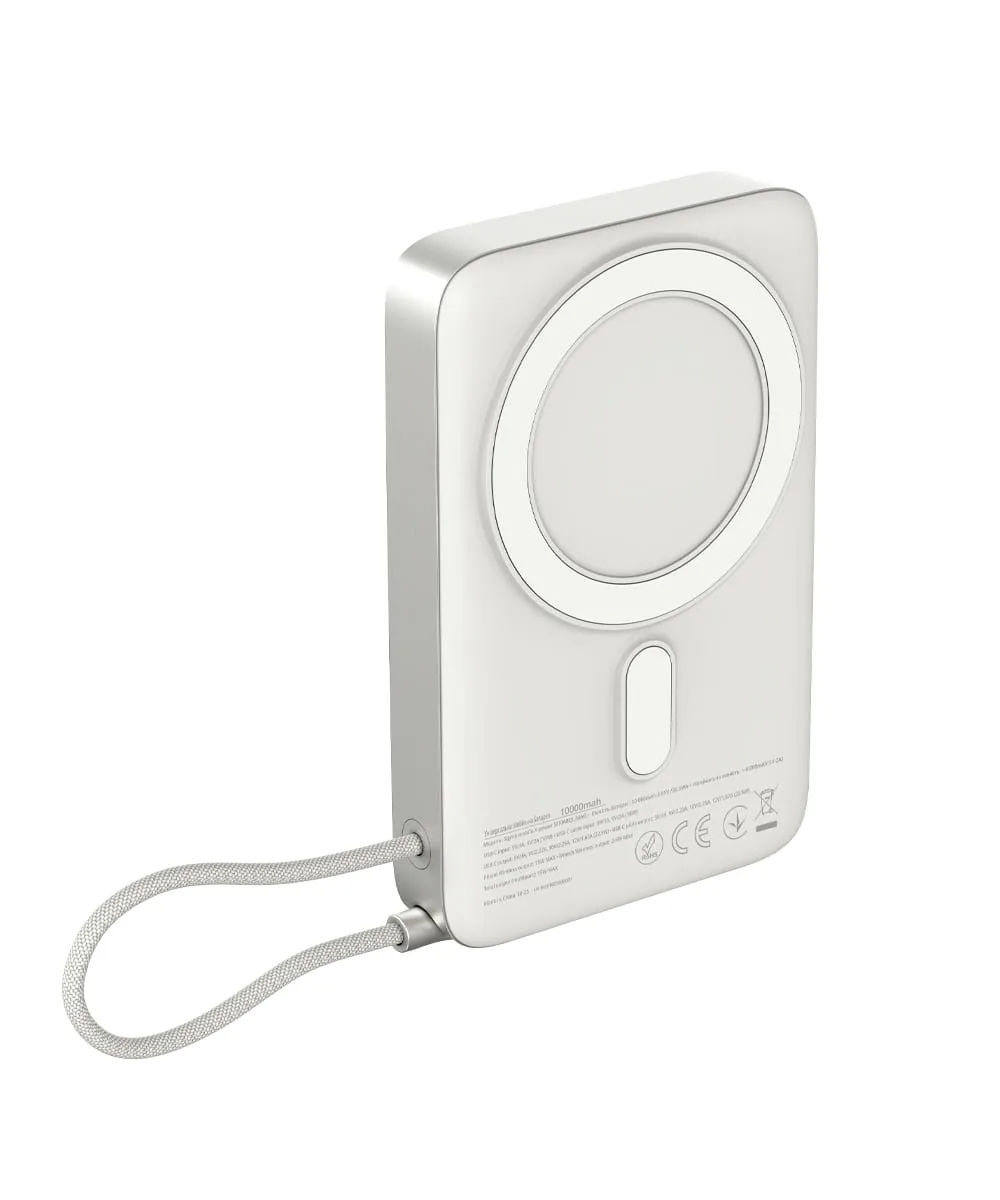 Power Bank Sigma mobile X-power SI10A8QL-MAG 10000mAh Silver (SI10A8QL-MAG) — фото 3
