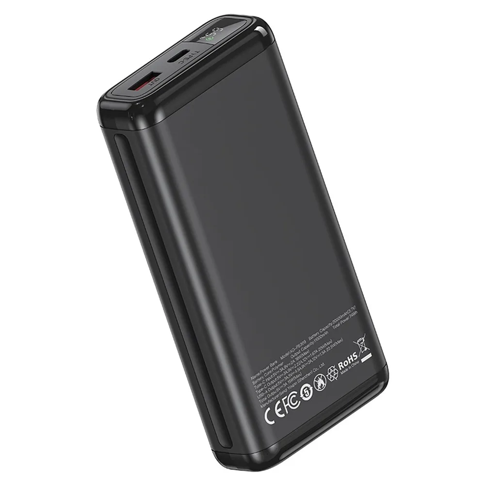 Power Bank XO PB309 20000mAh 22.5W Black (PB309.black) — фото 2