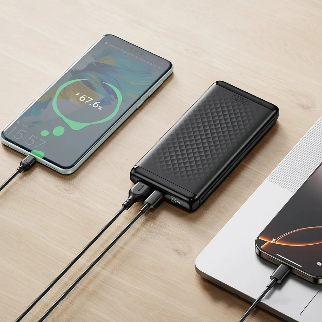 Power Bank XO PB308 10000mAh 22.5W Black (PB308.black) — фото 2