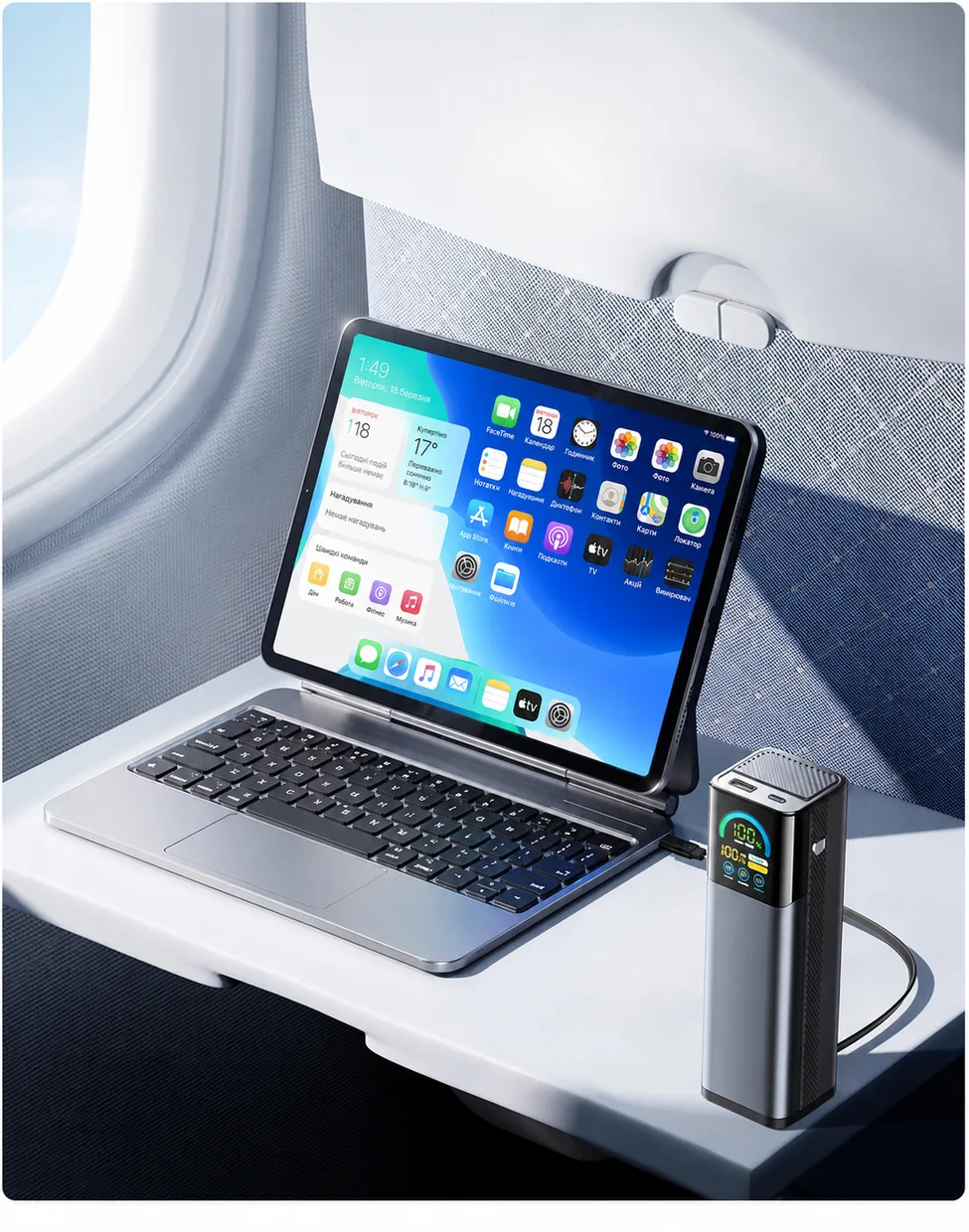 Powerbank iBattery YT-2291 27000mAh 145W Grey — фото 14