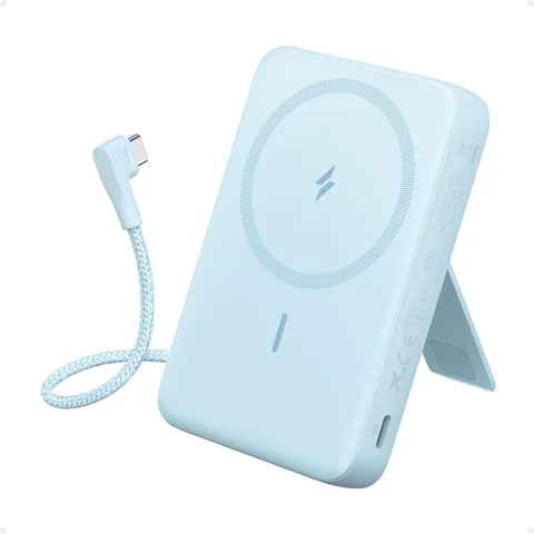 Повербанк (Powerbank) Anker Zolo Magnetic 10000mAh 30W Blue (A1685631)