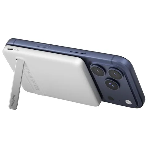 Power Bank Belkin Magnetic Kickstand 5000mAh 20W White (BPD011HQWH)