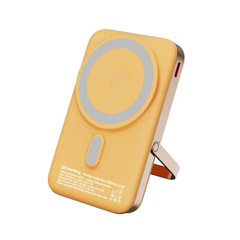 Power Bank ColorWay 15W MagSafe & Watch Wireless 10000mAh Amber (CW-PB100LPA2Y-WPDD)