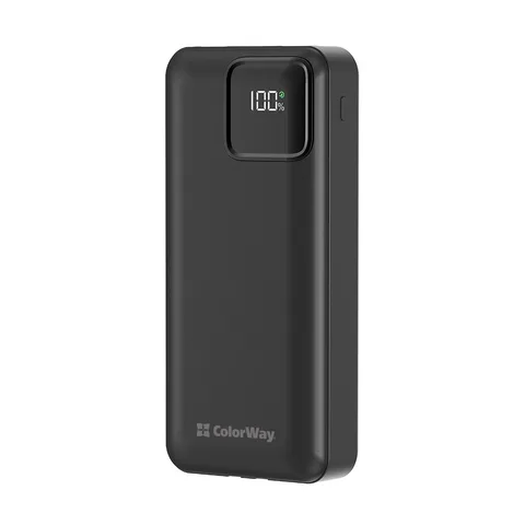 Power Bank ColorWay Optimal Power 20000mAh 22.5W Black (CW-PB200LPB5BK-PDD)