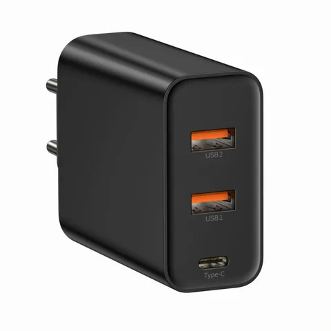 Мережевий зарядний пристрій Baseus Speed ​​PPS 60W 5A 2USB + Type-C (CCFS-G01) Black