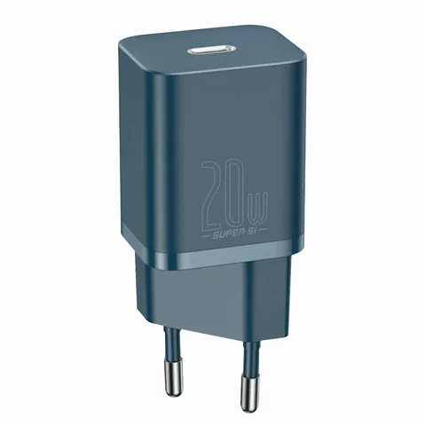 Мережевий зарядний пристрій Baseus Super Si 1Type-C 20W (CCSUP-B03) Blue