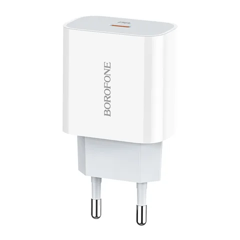 Мережевий зарядний пристрій Borofone BA38AW Plus Speedy PD20W White