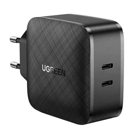 Мережевий зарядний пристрій Ugreen CD216 66W 2xType-C PD Charger (UGR-70867) black