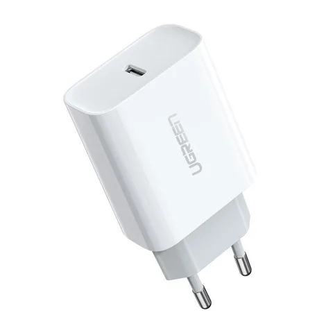 Мережевий зарядний пристрій Ugreen CD137 Type-C PD 20 W Charger