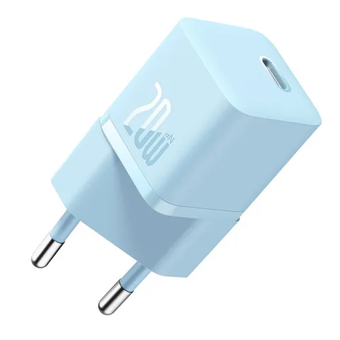 Мережевий зарядний пристрій Baseus GaN5 Fast Charger (mini) 1C на 20W (CCGN050103) Blue
