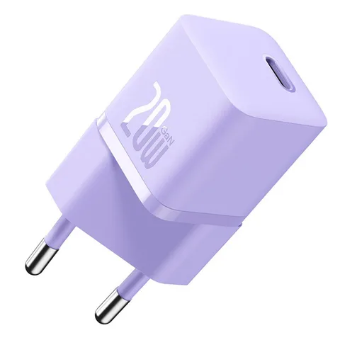 Мережевий зарядний пристрій Baseus GaN5 Fast Charger (mini) 1C на 20W (CCGN050105) Purple