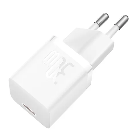 Мережевий зарядний пристрій Baseus GaN5 Fast Charger (mini) 1C на 30W (CCGN070502) White