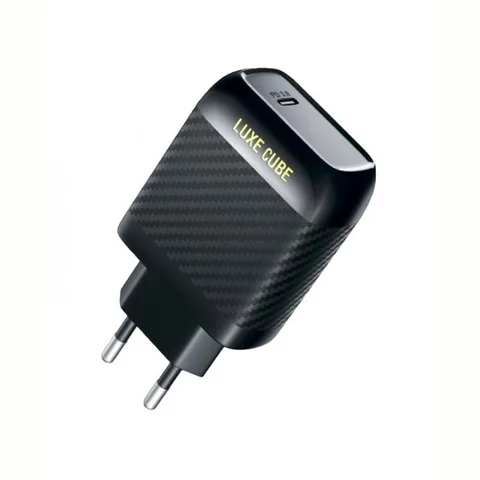 Мережевий зарядний пристрій Luxe Cube Dynamic 18W (1USBx3A) Black (4446689880896)